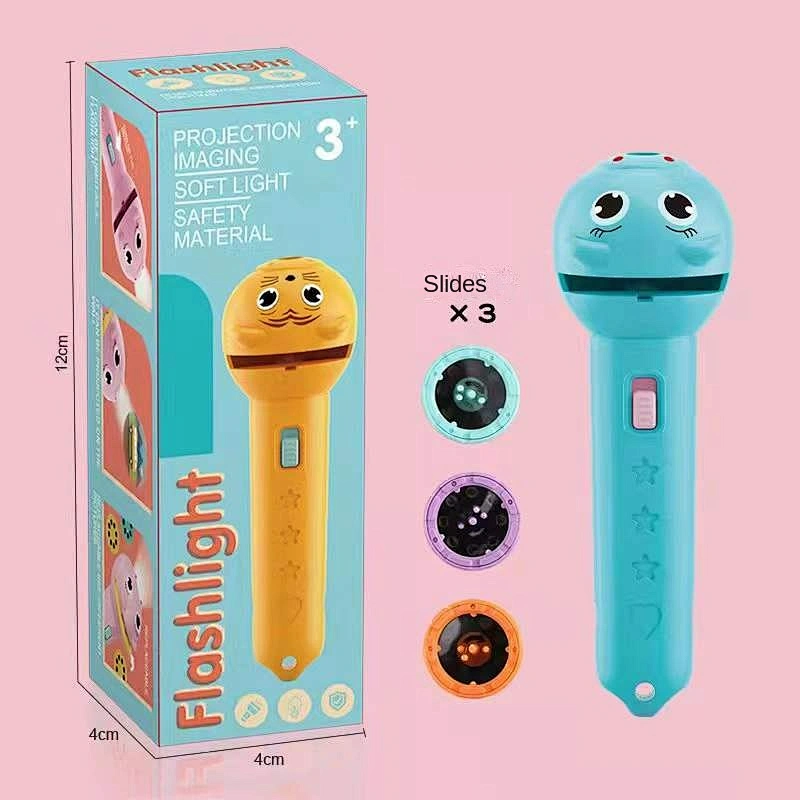 Factory Children Projector Light Flashlight Cartoon Animal Sleeping Night Picture Light Educational Learning Funny Toys
