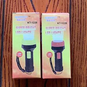 KT-1228 dry battery power supper brightness led torch flashlight