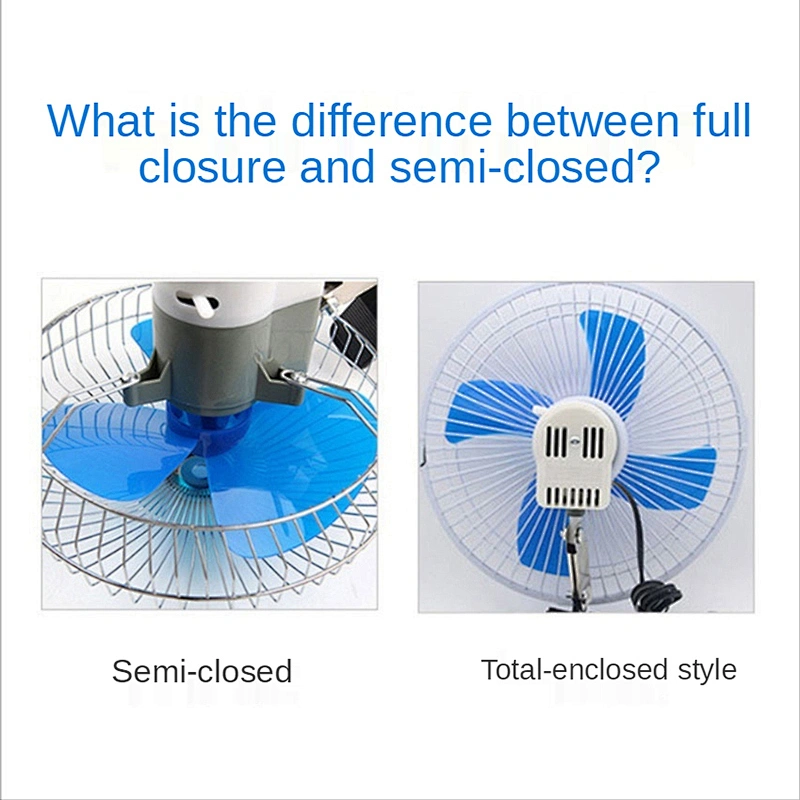 DC 12V 24V Car Fan Oscillating Portable Auto Car Fan 10 Inch Mini Car Fan