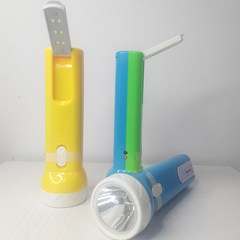 High quality 2in1 solar panel hand held mini 9 led flashlight big power security multi function small usb torch with power bank