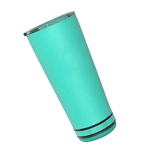 Wholesale smart outdoor mug blue tooth  2 in 1 insulated wireless bulk sublimation tumbler music speaker with cup water bottles