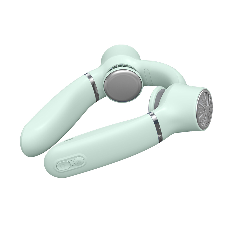 2023 New Arrival 4000mAh USB Recharge Portable Neck Fans Cooling Semiconductor Refrigeration Hanging Neck Fan
