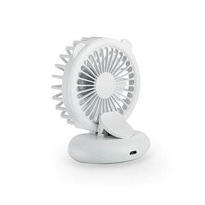 Mini Clip Fill Light Lamp Small Fan Portable Handheld Folding Lanyard Neck Student Dormitory Desktop Usb Charging Fan Gift