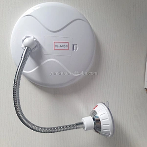 Adjustable Flexible Goose neck bathroom makeup Mirror with led light  with Suction Cup 360 Degree rotate