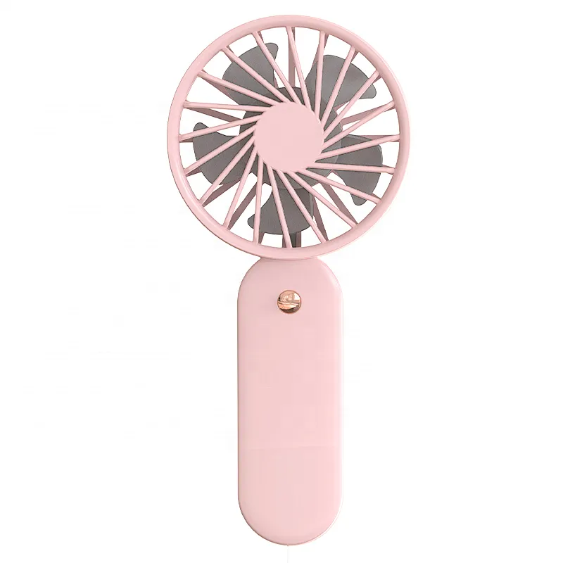 Powerful Small USB Mini Handhold Summer Cool Rechargeable Brushless Motor Portable And Compact Quiet Pocket Fan