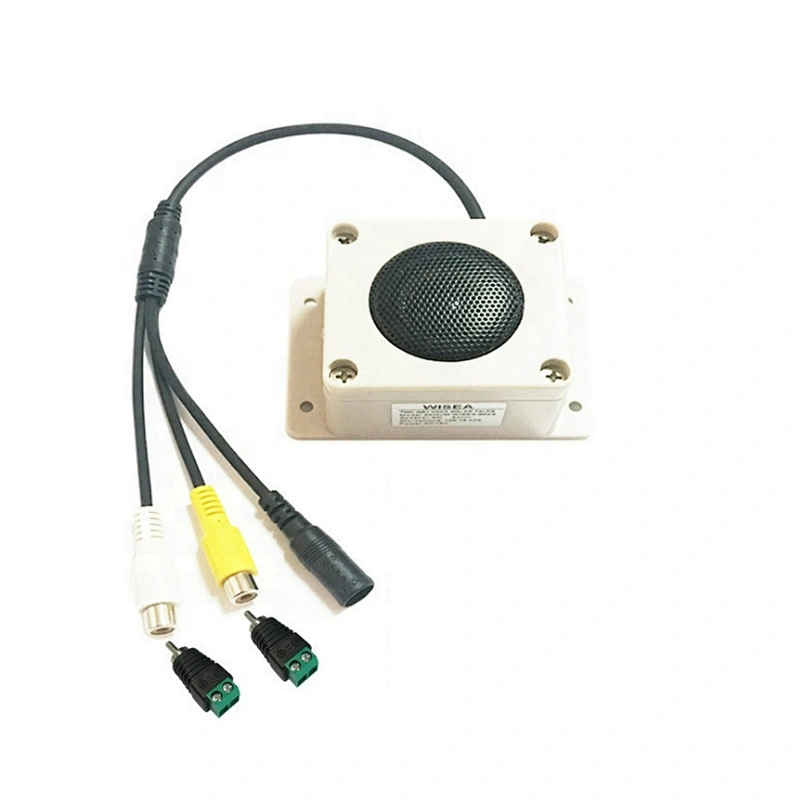 Wholesale mini network cctv camera external microphone speaker for camera nvr dvr system video voice record cctv accessories oem