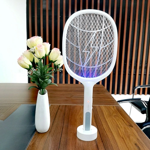 Cheap 2 in 1 usb charging electric mosquito racket anti pest control equipment fly zapper Mosquito traps killer lamp