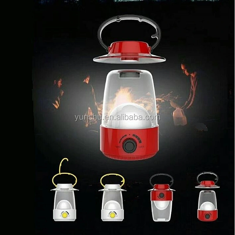 Popular Plastic Portable Dimmable Outdoor rechargeable led camping lantern for party festival