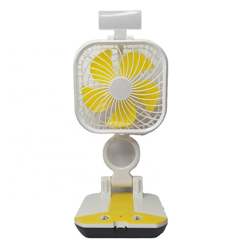 Custom folding fan camping led light desk and table fan 220v usb plastic rechargeable fans 4 8 12 inch 16inch