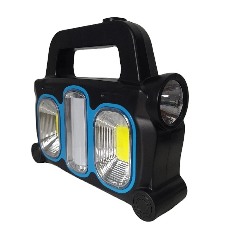 3 in 1 Solar USB Rechargeable COB Camping Lantern Charging for Device Waterproof Emergency Flashlight LED Handheld Light