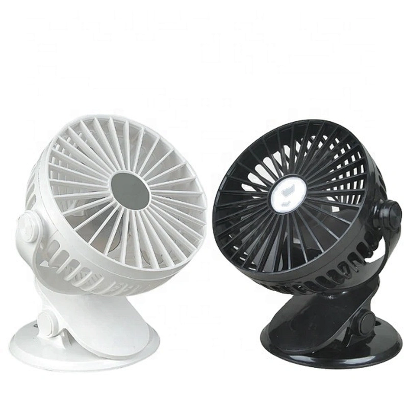2022 small plastic DC motor 5 inch 3 blade usb charging portable clip bable fan