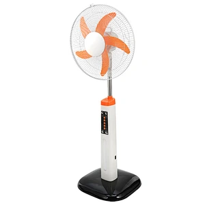 multifunctional luxury 2021 home modern 18 inch solar fan rechargeable battery ac dc stand fan high quality portable low price