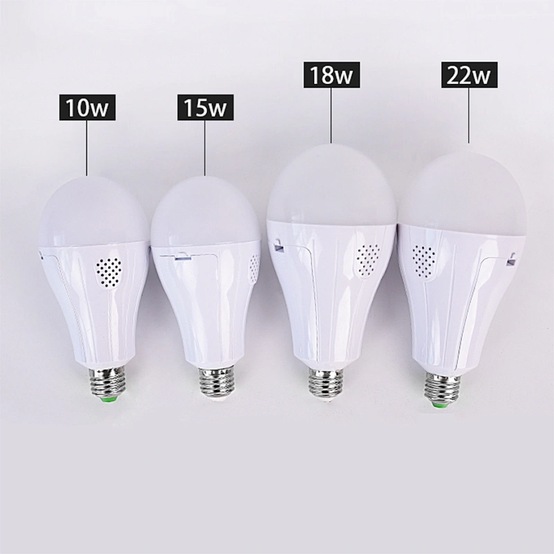 OEM double battery emergency LED light Bulb removable dual battery b22 e27 220v 7W 9W 12W 15W 18W 40W 45W high power lamp