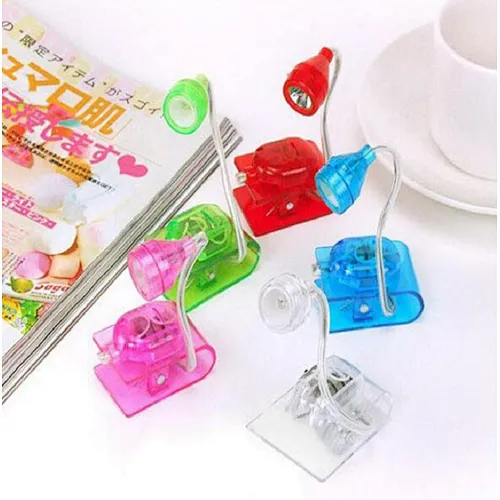 Promotional Gifts Mini Adjustable Bright LED Clip Reading Personal Book Light