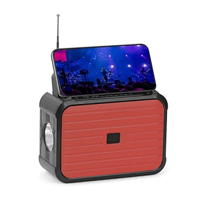Smart wireless portable usb mini solar powered bluetooths speaker with led lamp lighting system