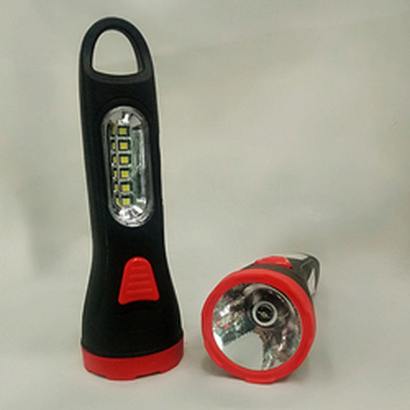 2022 hotsale most cheap plastic led flashlights powerful plastic small torch light with 2*AA dry battery