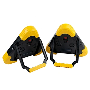 3 COB Red Triangle Warning Stop Sign 30W LED Triangle Roadside Warning Light 1200mAh Car Emergency Safety Warning Light