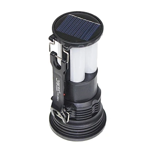 Indonesia hot sell YW-2881 Portable Outdoor Hand Solar rechargeable emergency LED light