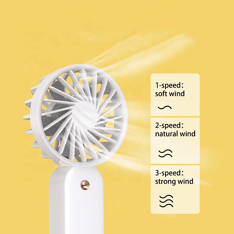 Powerful Small USB Mini Handhold Summer Cool Rechargeable Brushless Motor Portable And Compact Quiet Pocket Fan