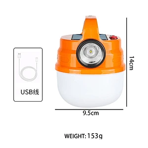 LED Camping Lamp Portable LED Work Emergency Light Solar Lantern For Outdoor