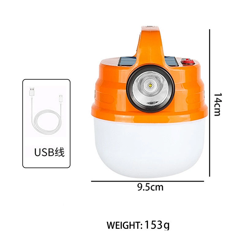 LED Camping Lamp Portable LED Work Emergency Light Solar Lantern For Outdoor