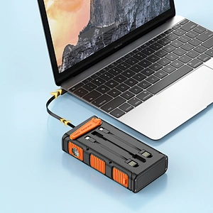 Portable Multifunction Solar Power Bank Hand Crank Solar Power Charger Fast Charging Powerbank