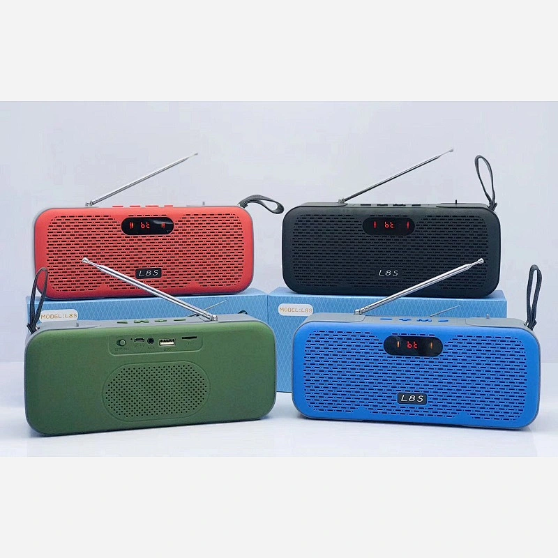 1200mah L8S Portable 5W Wireless Speaker Outdoor Stereo Mini Blue tooth Speaker With display