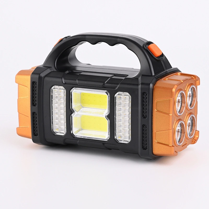 HB-2678 LED Floodlight Super Bright LED COB Work Lights USB Rechargeable Emergency Spotlight Outdoor Solar Torch Light