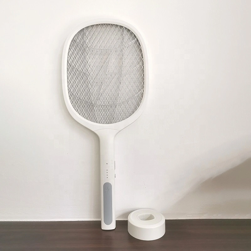 Wholesale 2 in 1 USB Rechargeable Electric anti mosquito zapper hand-held electric insect killer mosquito attractant swatter