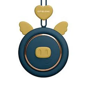 Mini Leafless Fan Cute Pet Hands Free Lanyard Portable Usb Charging Neck Fan Summer Travel Office Outdoor