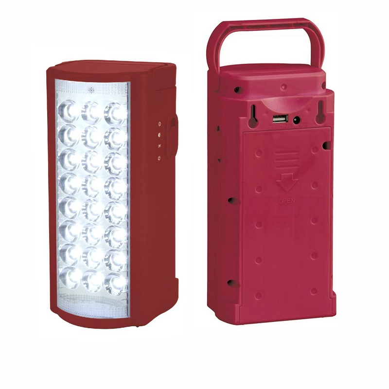 Cheap plastic  24SMD powerful portable rechargeable emergency led Lantern