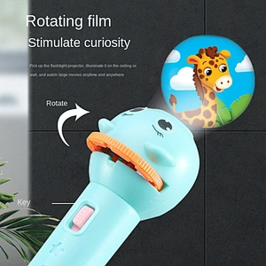 Factory Children Projector Light Flashlight Cartoon Animal Sleeping Night Picture Light Educational Learning Funny Toys