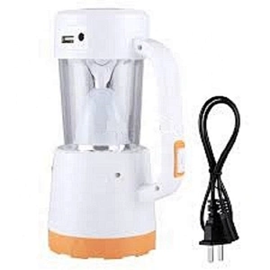 Rechargeable Handheld Emergency Lights with Built-in Solar Panel White Light