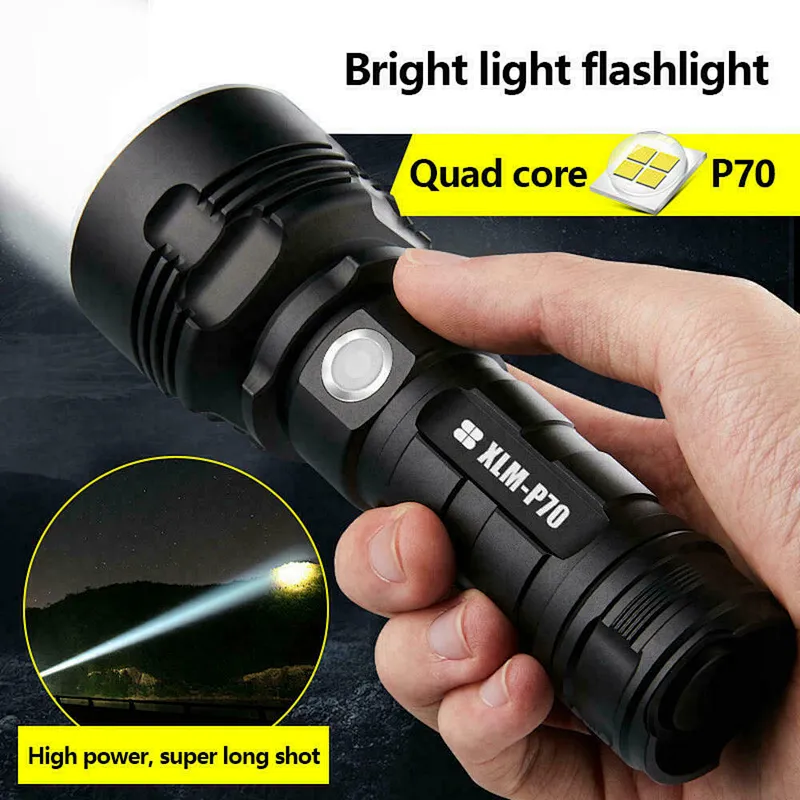 xlm p70 led flashlights multifunctional powerful Tactical xhp70. 2 Lanterna Aluminium Led Light P70 Lamp XHP70 Flash Light