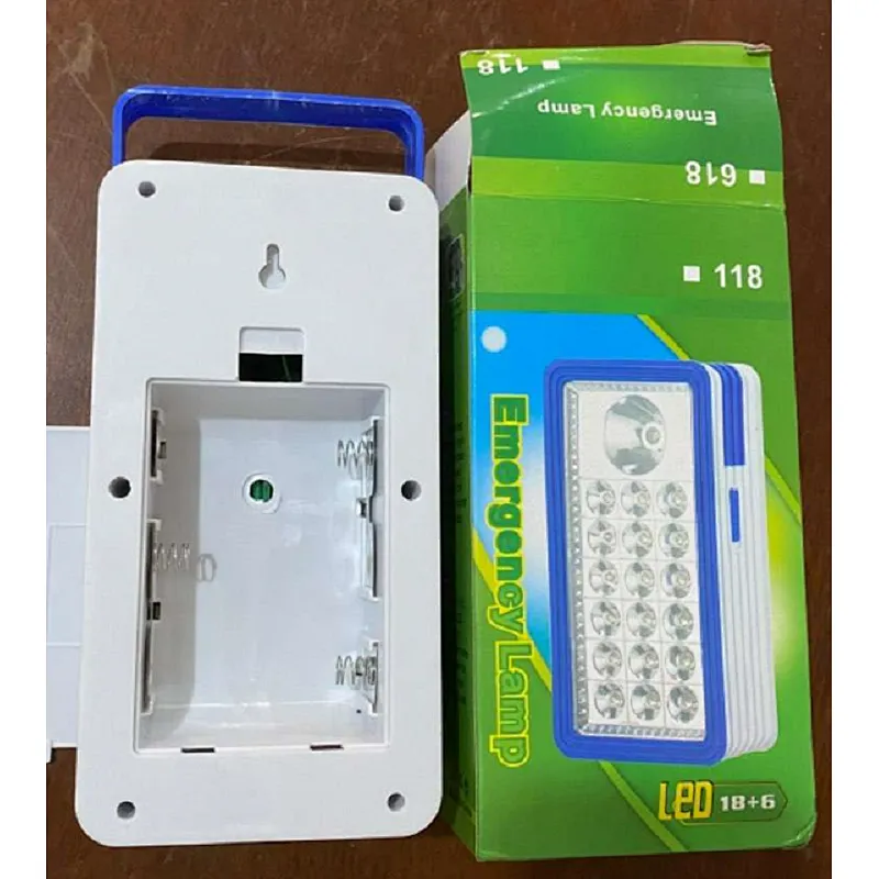 1W 6SMD 18SMD Cheap 3D battery led emergency Lamp
