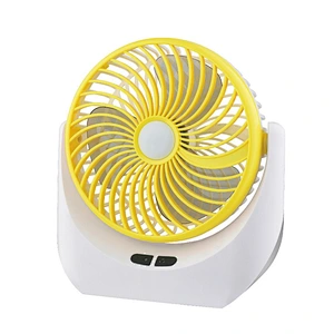 Powerful Rechargeable Table Fan with LED Light