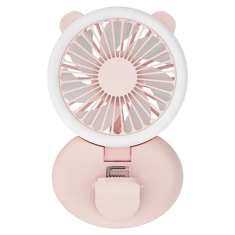 Plastic Colorful Outdoor Portable Mini USB Rechargeable Fan Hanging Neck USB Fan 2021