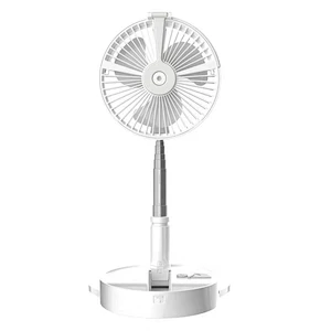 Multi-Function 7200mAh Folding Night illumination air Cooling spray Humidifier fan with mobile phone support