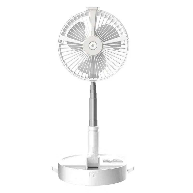 Multi-Function 7200mAh Folding Night illumination air Cooling spray Humidifier fan with mobile phone support