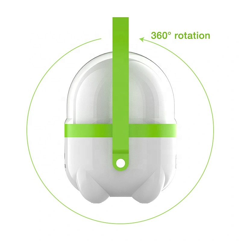 Hanging Hand 360 Degree Rotation Multi Function Micro USB Rechargeable Emergency Lantern  40 SMD Dimmable Camping Light