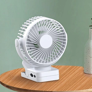 Nwe 5000mAh Rechargeable Portable Table Fan Mini Desk Clip Fan For Baby Stroller Car Outdoor Travel Camping Tent
