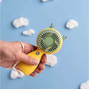 Handheld small Rope Mini Desktop Fan usb fan home portable rechargeable suitable for student dormitory Outdoors classrooms