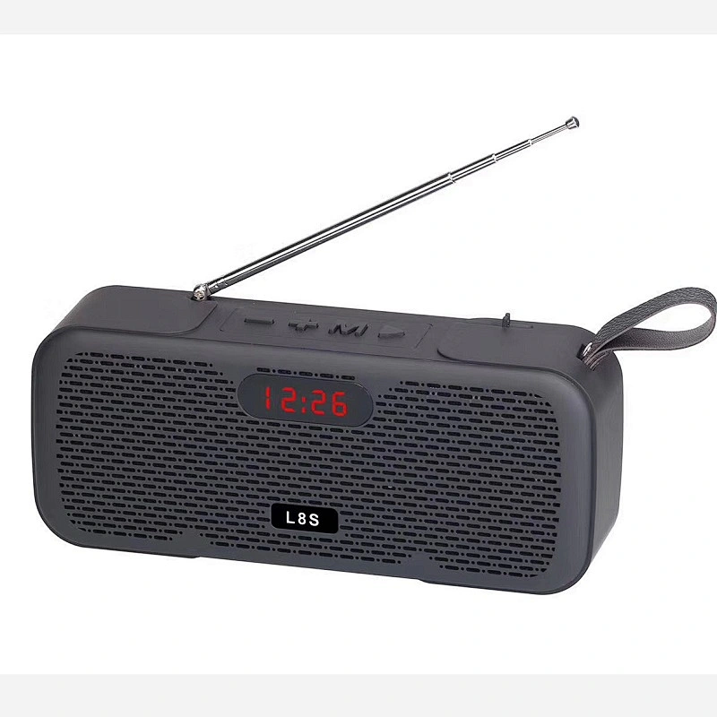 1200mah L8S Portable 5W Wireless Speaker Outdoor Stereo Mini Blue tooth Speaker With display