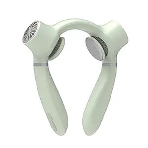 2023 New Arrival Semiconductor Refrigeration 360 Cooling Rechargeable Hands Free Leafless Wearable Hanging Portable Neck Fan
