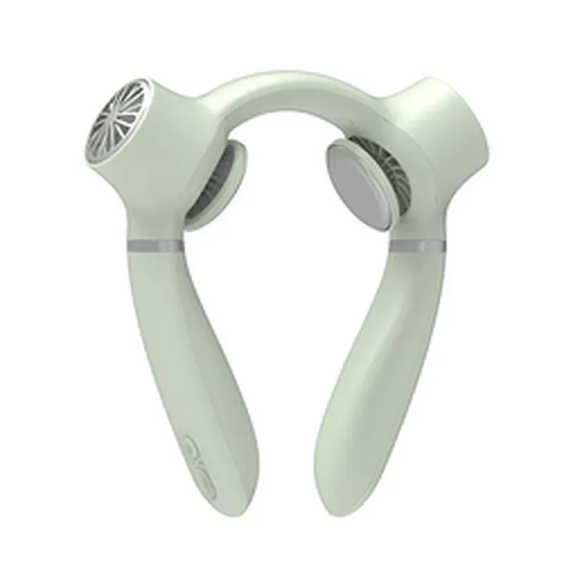 2023 New Arrival Semiconductor Refrigeration 360 Cooling Rechargeable Hands Free Leafless Wearable Hanging Portable Neck Fan