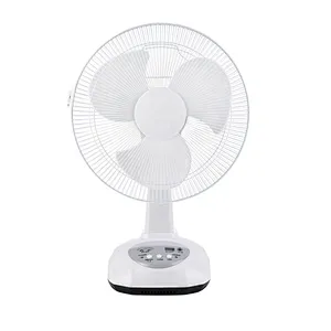 Factory price large capacity battery solar energy  powered 12 inch table fan with portable rechargeable solar panel for outdoor