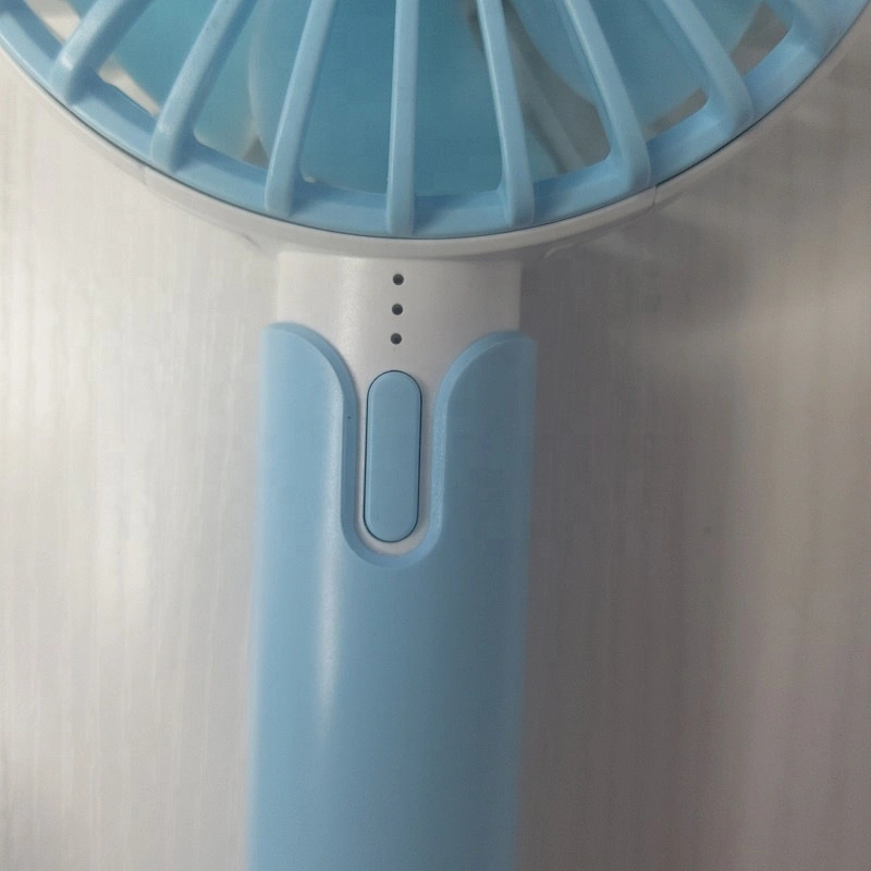 Wholesale price usb charging electric dc motor mini rechargeable stand hand portable fan power mute desktop fan
