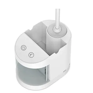 2022 Kids USB Rechargeable Touch switch Desk Table Lamp with pen holder Dimmable Eye-Caring Cute Study Computer light for Home