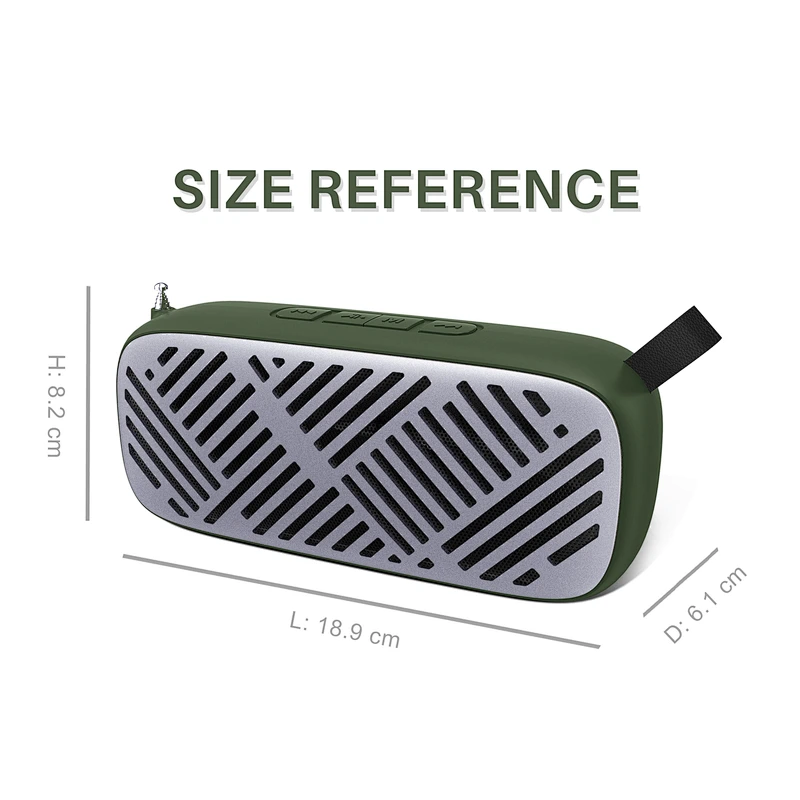 High quality mini portable  dual active hifi  wireless speaker fm audio
