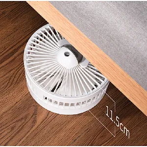 Portable Folding Humidifier Fan 10000mah Rechargeable Quiet USB Mini Speaker Fan
